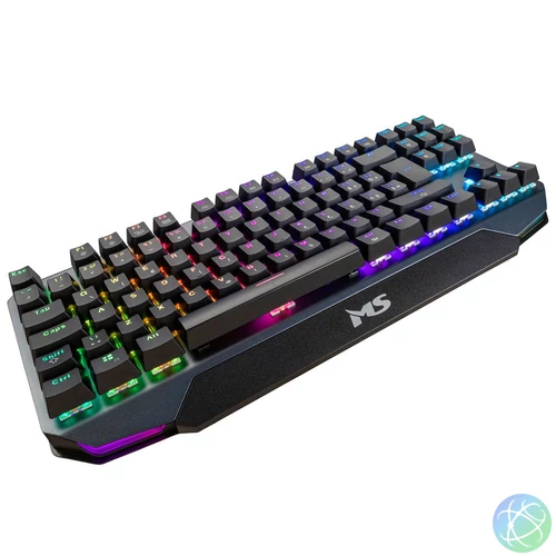 MS Elite C905 RGB Gaming Keyboard Black US billentyűzet