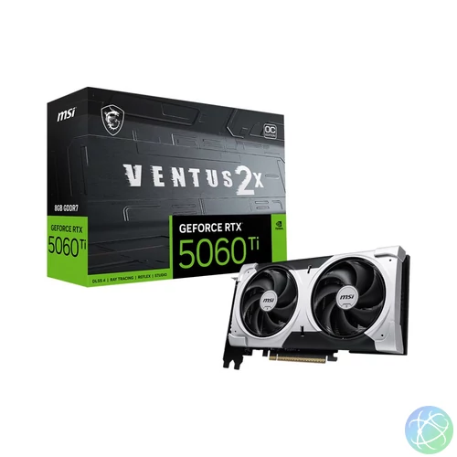Msi RTX5060 TI 8G VENTUS 2X PLUS videókártya