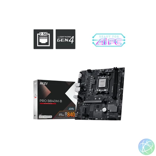 Msi PRO B840M-B alaplap