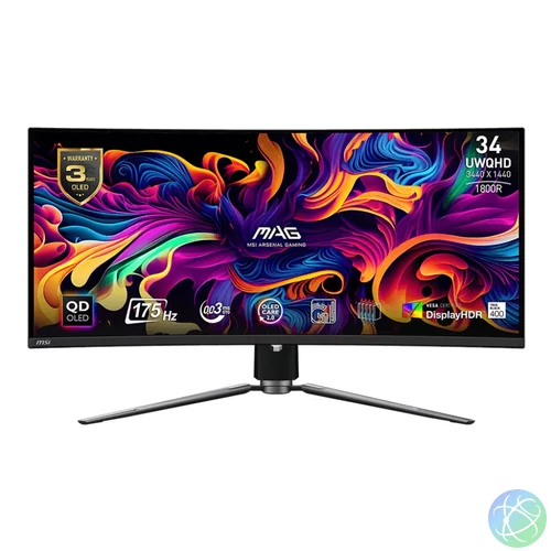 Msi 34" MAG 341CQP QD-OLED Curved monitor
