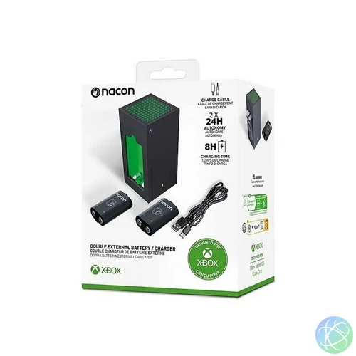 Nacon Double External Battery Charger Dock Black