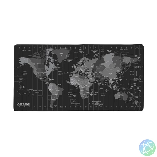 natec Time Zone Map Maxi Egérpad