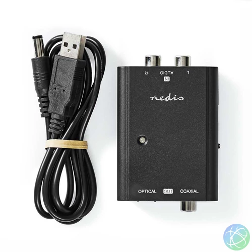 Nedis Analóg digitális audio konverter Black speciális átalakító