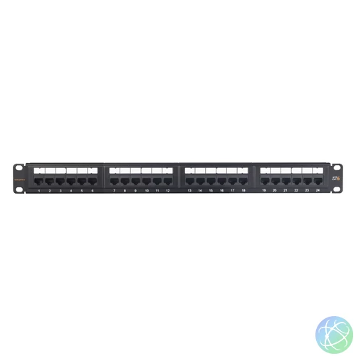 NIKOMAX 24-port Patch Panel 1U Black