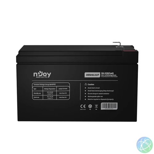 Njoy 12V/9Ah szünetmentes akkumulátor 1db/csomag