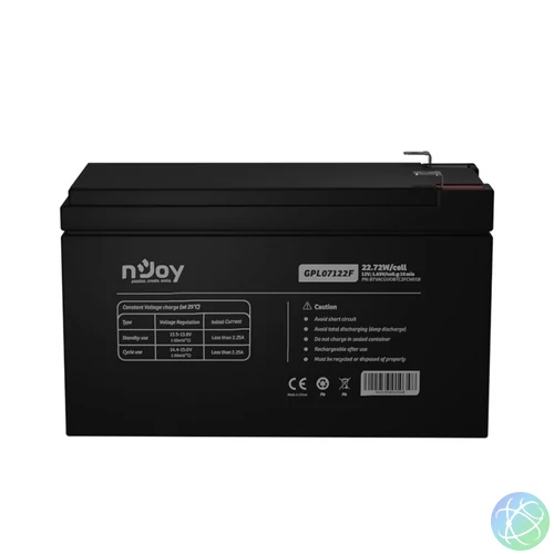 Njoy 12V/7Ah szünetmentes akkumulátor 1db/csomag