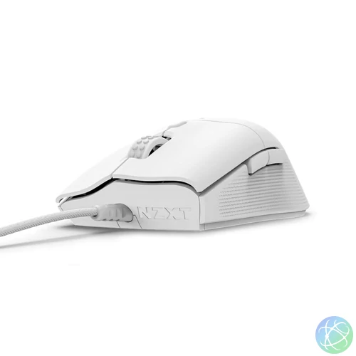 NZXT Lift 2 Ergo Gaming Mouse Matte White egér