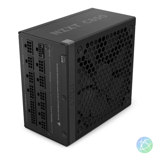 NZXT 850W 80+ Gold C850 ATX 3.1 Matte Black tápegység