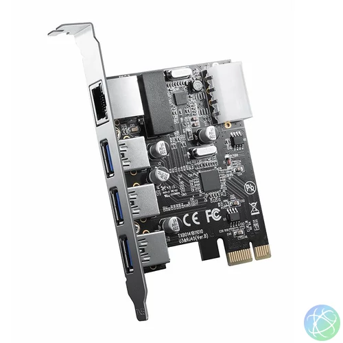 Orico USB3.0+ Network Combination Card bővítőkártya