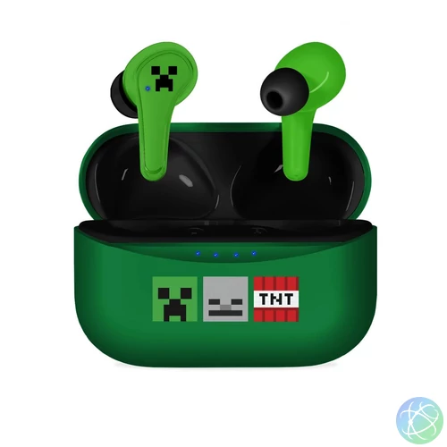 OTL Technologies Minecraft Icons TWS Bluetooth Headset Green