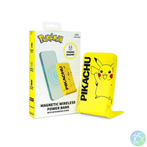 OTL Technologies Pokémon Pikachu 5000mAh Magnetic Wireless PowerBank Yellow