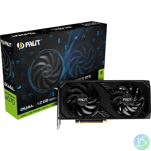 Palit GeForce RTX4070 12GB DDR6 Dual videókártya