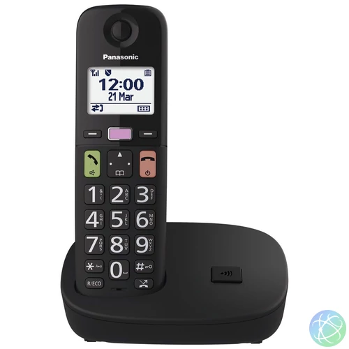 Panasonic KX-TGU110FXB Black telefon
