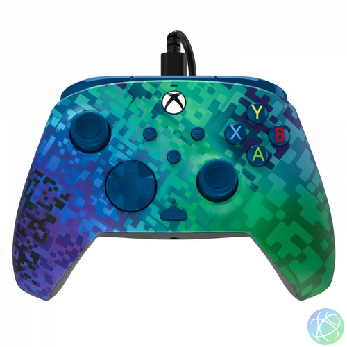 PDP Xbox Series X/S & PC USB Gamepad REMATCH Glitch Green