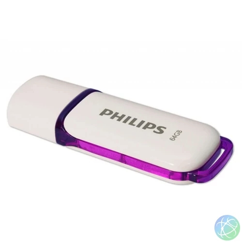 Philips 64GB Snow White/Purple pendrive