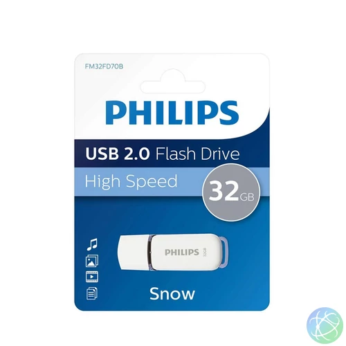 Philips 32GB USB 2.0 Snow Edition Blue pendrive
