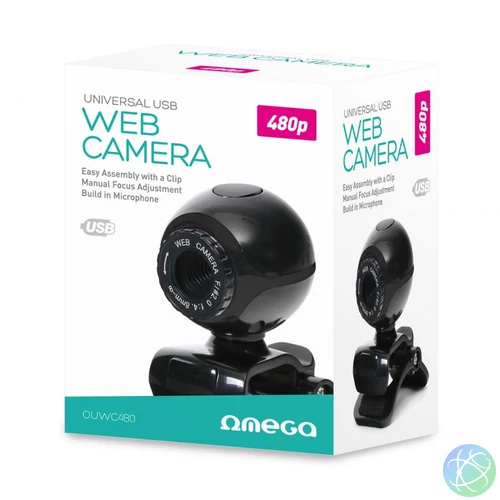 Platinet Omega Webcam C15 Webkamera Black