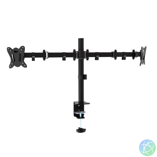 Platinet OUPC024D Omega Soporte Monitor Desk Mount Double 13"-27" Black