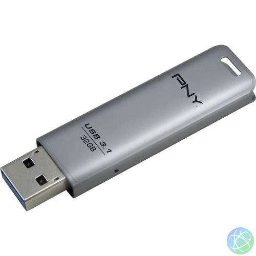 PNY 32GB Elite Steel Flash Drive USB3.1 Silver pendrive