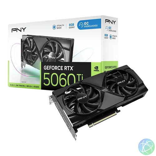 PNY GeForce RTX5060 TI 8GB DDR7 OC videókártya