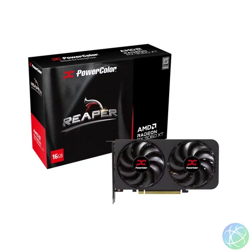 PowerColor RX9060 XT 16GB DDR6 Reaper videókártya