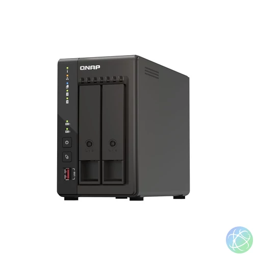 QNAP NAS TS-253E-8G (8GB) (2xHDD + 2xM.2 SSD) hálózati tárolóegység (NAS)