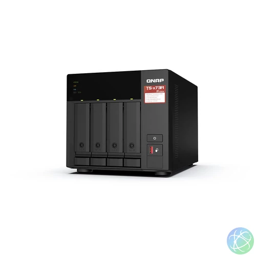 QNAP NAS TS-473A-8G (8GB) (4xHDD + 2xM.2 SSD) hálózati tárolóegység (NAS)