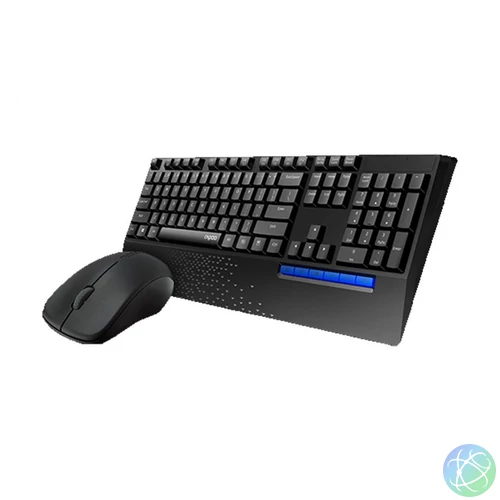 Rapoo X1960 Wireless Keyboard & Mouse Black HU billentyűzet