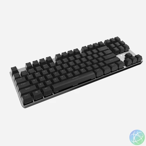 Rapoo V500 Alloy Blue Switch Mechanical Gaming Keyboard Black/Silver HU billentyűzet