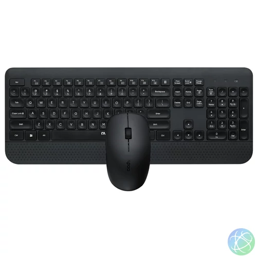 Rapoo X3500 Wireless Keyboard & Optical Mouse Black HU billentyűzet