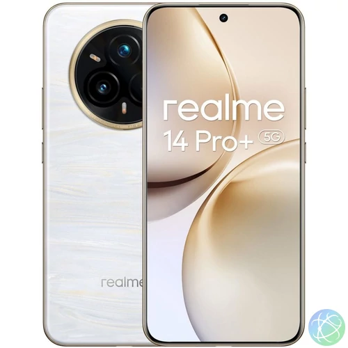 Realme 14 Pro Plus 5G 512GB DualSIM Pearl White mobiltelefon