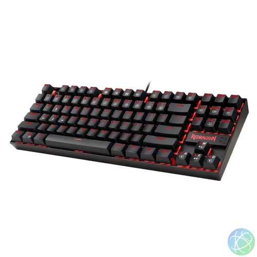 Redragon Kumara 2 Red LED Backlight Red Mechanical Gaming Keyboard Black HU billentyűzet