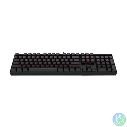 Redragon Mitra Red Backlight Mechanical Keyboard Blue Switches Black HU billentyűzet