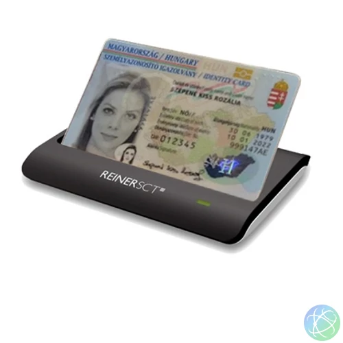 Reiner CyberJack RFID basis e-személyi igazolvány olvasó Black kártyaolvasó