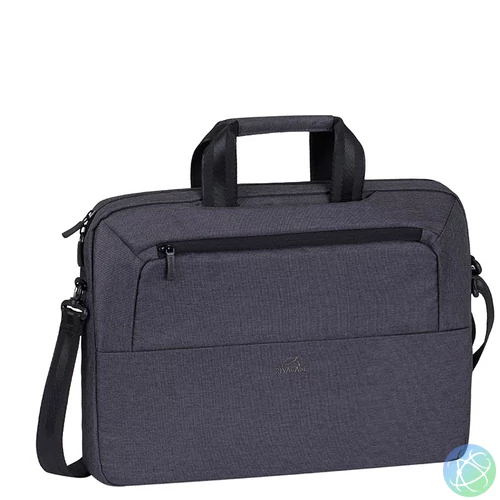 RivaCase 7730 Suzuka Laptop Shoulder Bag 15,6" Black notebook táska
