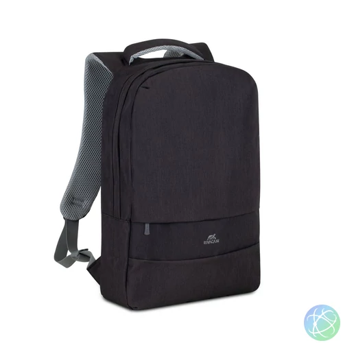 RivaCase 7562 Prater anti-theft Laptop Backpack 15,6" Black notebook táska