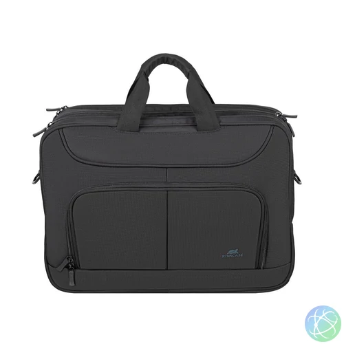 RivaCase 8432 Tegel ECO Top loader Laptop bag 15,6" Black notebook táska