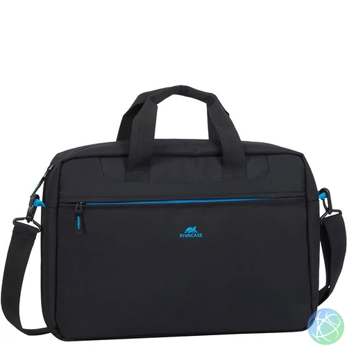 RivaCase 8057 Regent Laptop Bag 16" Black notebook táska