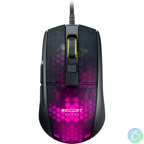 Roccat Burst Pro RGB Gaming Mouse Black egér