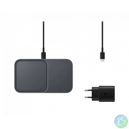Samsung Super Fast Wireless Charger Duo Black töltő