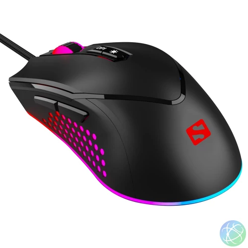 Sandberg Azazinator Mouse 6400 Black egér