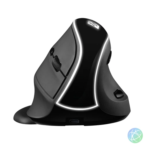 Sandberg Wireless Vertical Mouse Pro Black egér