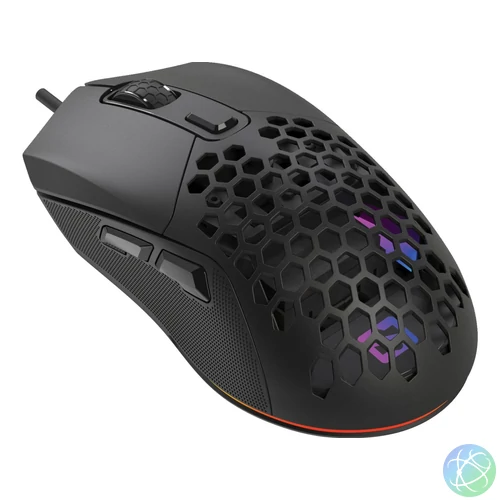 Sandberg FlexCover 6D Gamer mouse Black egér
