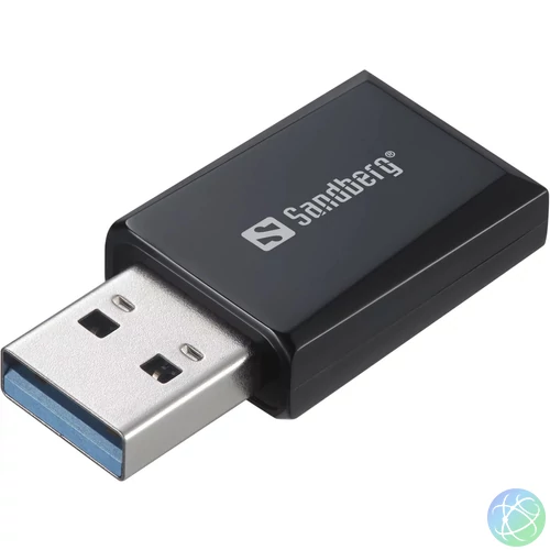 Sandberg Mini Wifi Dongle 1300 Mbit/s Black hálókártya
