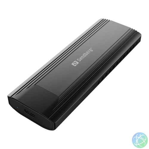 Sandberg USB 3.2 Case for M.2+NVMe SSD mobilrack / beépítő keret