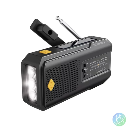 Sandberg Survivor Radio All-in-1 2000 Black hi-fi