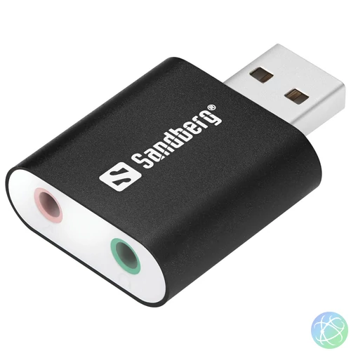 Sandberg USB to Sound Link Black speciális átalakító