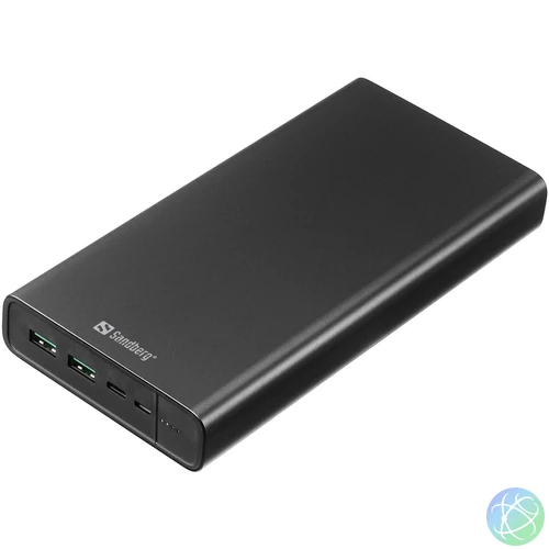 Sandberg USB-C PD 100W 38400mAh Powerbank Black