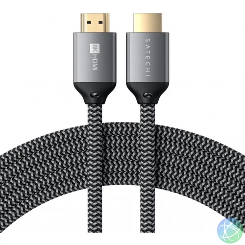 Satechi HDMI 2.1 Cable 2m Grey kábel