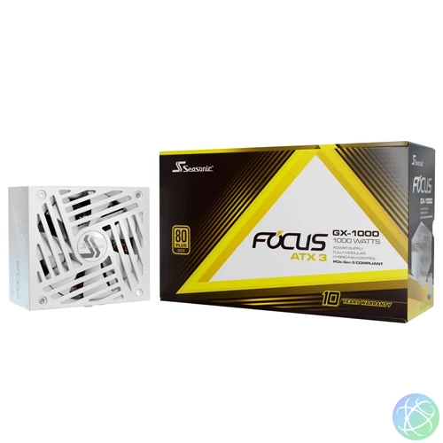 Seasonic 1000W 80+ Gold Focus GX White Edition tápegység